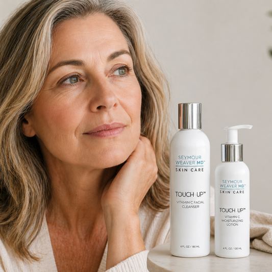 “Love the Way Your Skin Looks and Feels … With Every Touch” - Vitamin C Cleanser & Moisturizer – Complete 2-Step Skincare System